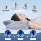 Ergonomic Memory Foam Anti-Snore Pillow