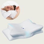 Ergonomic Memory Foam Anti-Snore Pillow