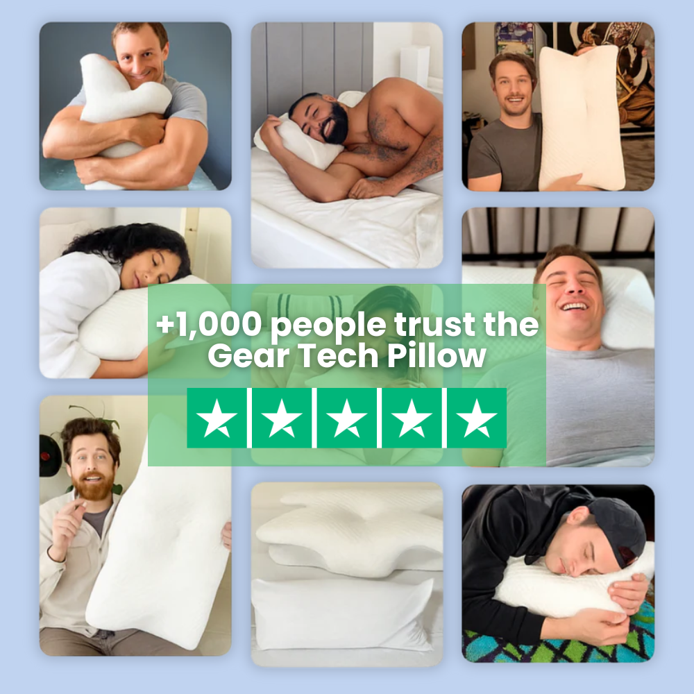 Ergonomic Memory Foam Anti-Snore Pillow