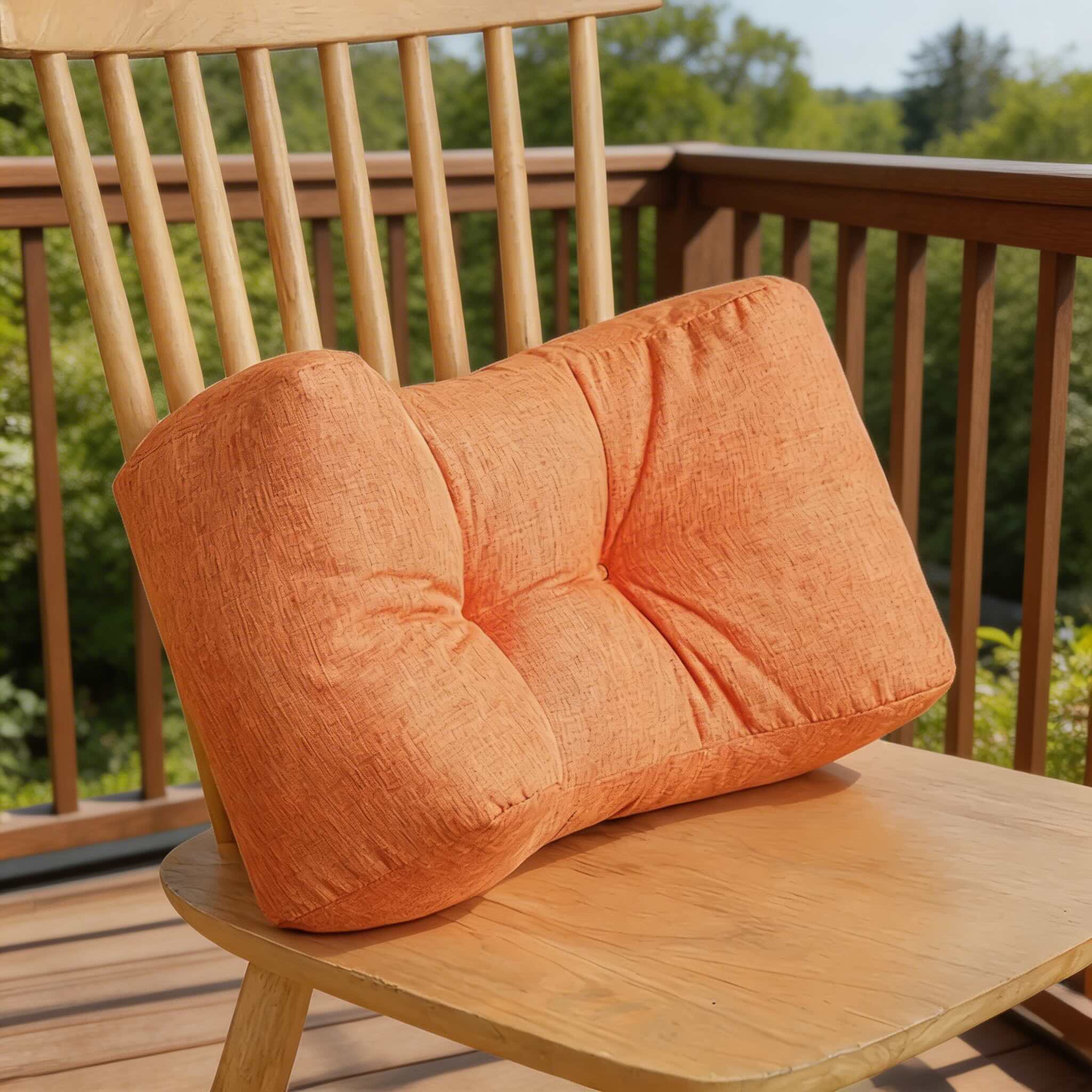 Ergonomic Soft Lumbar Support Cushion (Machine-Washable Cover)