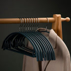 Ergonomic Soft-Touch Clothes Hangers