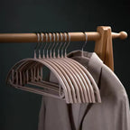 Ergonomic Soft-Touch Clothes Hangers