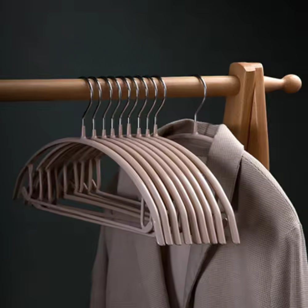 Ergonomic Soft-Touch Clothes Hangers