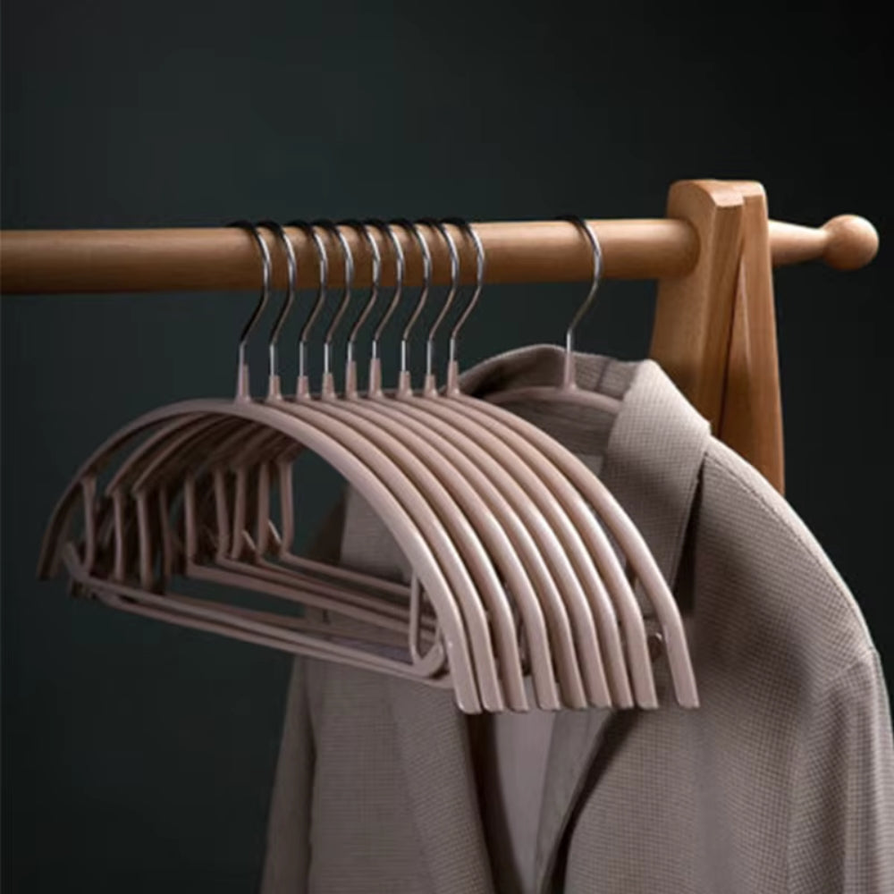 Ergonomic Soft-Touch Clothes Hangers
