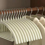Ergonomic Soft-Touch Clothes Hangers