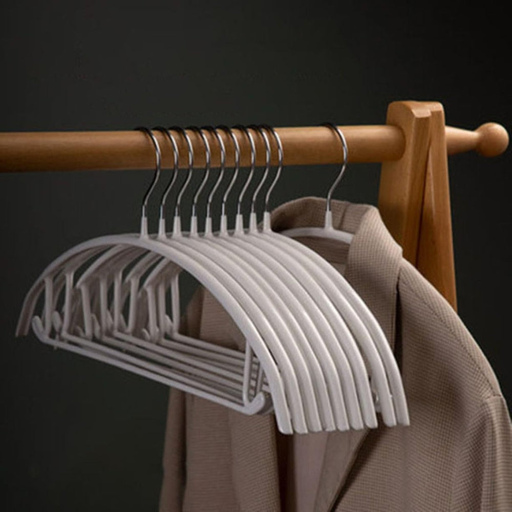 Ergonomic Soft-Touch Clothes Hangers
