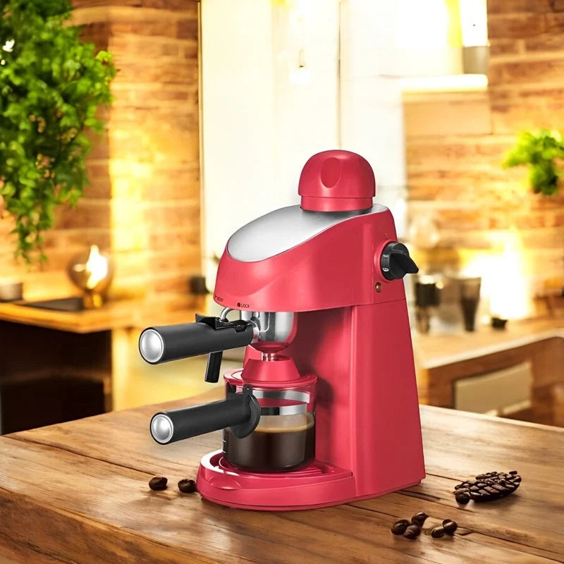 Espresso Machine Steam Wand Compact 4-Cup