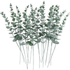 Eucalyptus Branches Lifelike Hand-Finished Set of 12