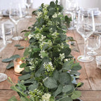 Eucalyptus Garland Set of 2 Silk-Like Flexible Stems