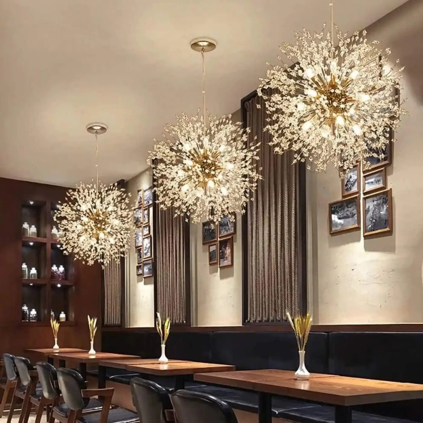 Even-Illumination Spherical Pendant Light (Adjustable Height)