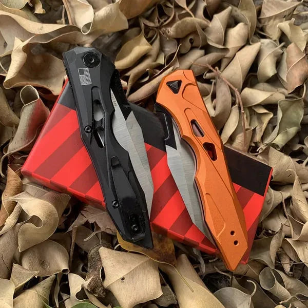 Everyday Carry Knife Push-Button One-Hand Opening CPM 154 Steel