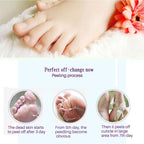Exfoliating Foot Mask Natural Fruit Enzymes Lavender Set of 3