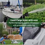 Expandable Garden Hose Anti-Kink Leak-Proof 8-Mode Nozzle