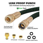 Expandable Garden Hose Anti-Kink Leak-Proof 8-Mode Nozzle