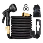 Expandable Garden Hose Anti-Kink Leak-Proof 8-Mode Nozzle