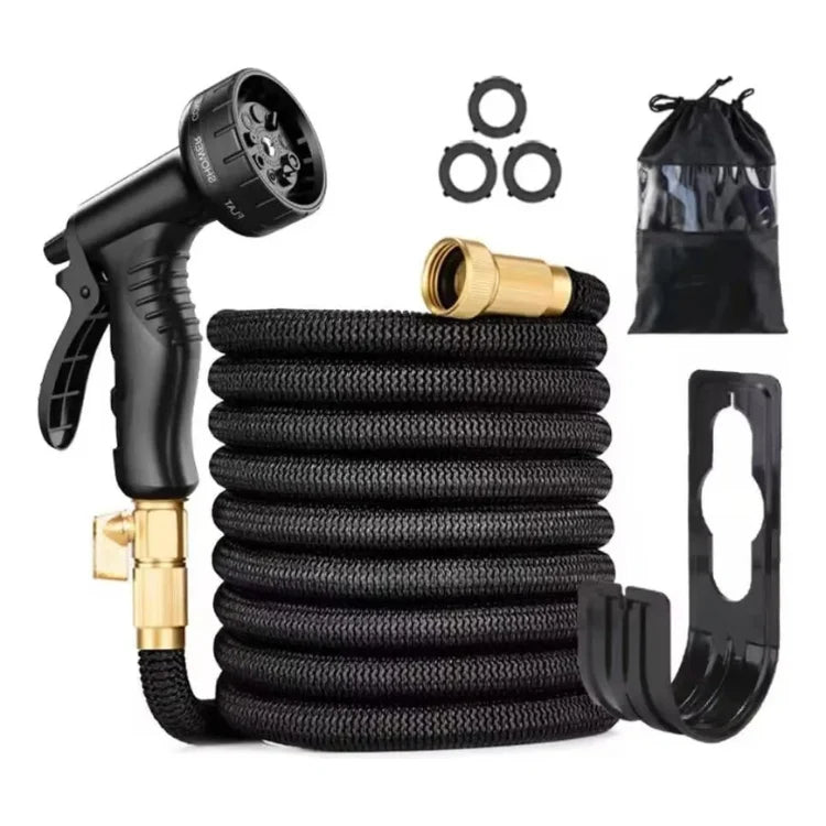 Expandable Garden Hose Anti-Kink Leak-Proof 8-Mode Nozzle