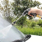 Expandable Garden Hose Auto-Retract Kink-Resistant Brass Fittings