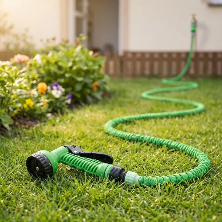 Expandable Garden Hose Expands 3x 7-Pattern Kink-Resistant