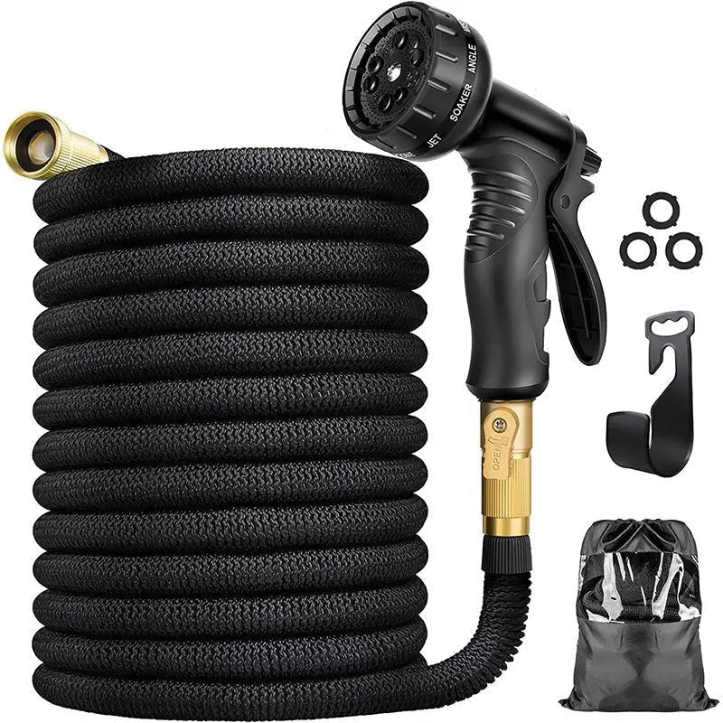 Expandable Garden Hose Kink-Resistant & Puncture-Resistant