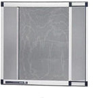 Expandable Window Screen Tool-Free Fiberglass Mesh & Felt Seal