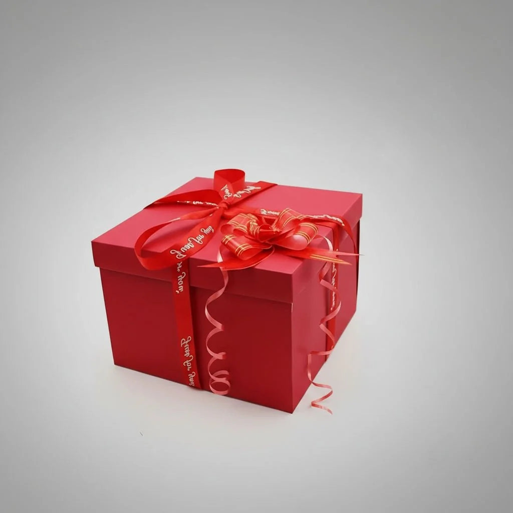 Explosion Gift Box Four Panel Photo Reveal Cardstock Kit