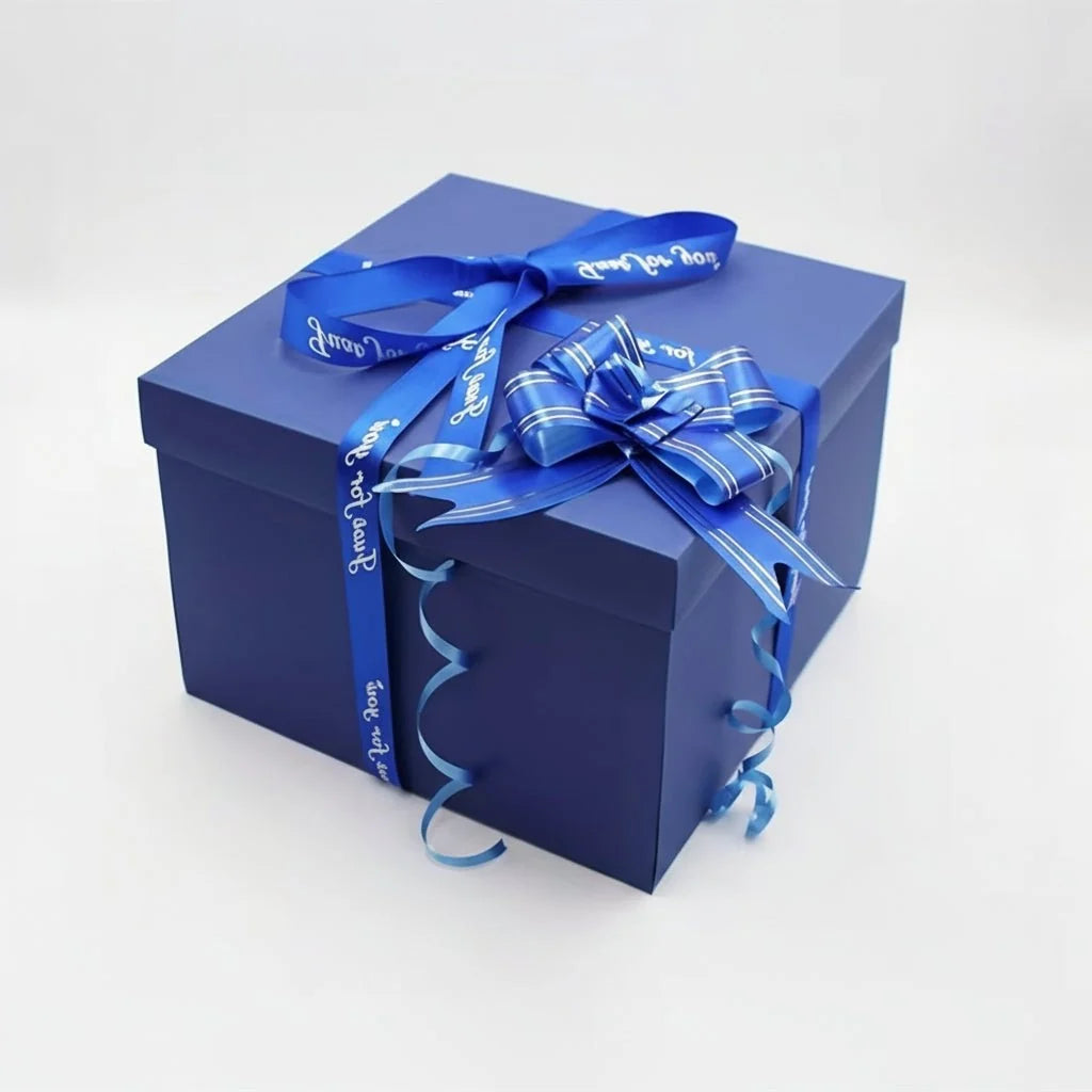 Explosion Gift Box Four Panel Photo Reveal Cardstock Kit