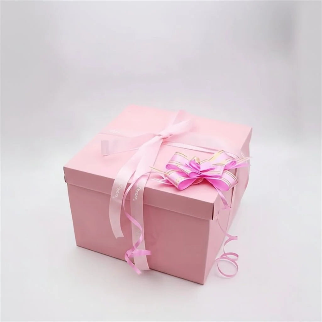 Explosion Gift Box Four Panel Photo Reveal Cardstock Kit