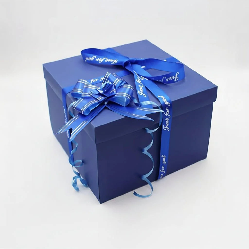 Explosion Gift Box Four Panel Photo Reveal Cardstock Kit