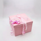 Explosion Gift Box Four Panel Photo Reveal Cardstock Kit