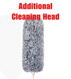 Extendable Duster Telescopic Pole Flexible Microfiber Head