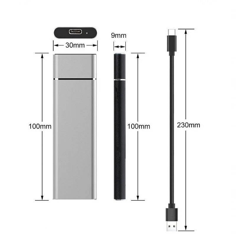 External Hard Drive 10TB USB 3.0 Compact & Durable