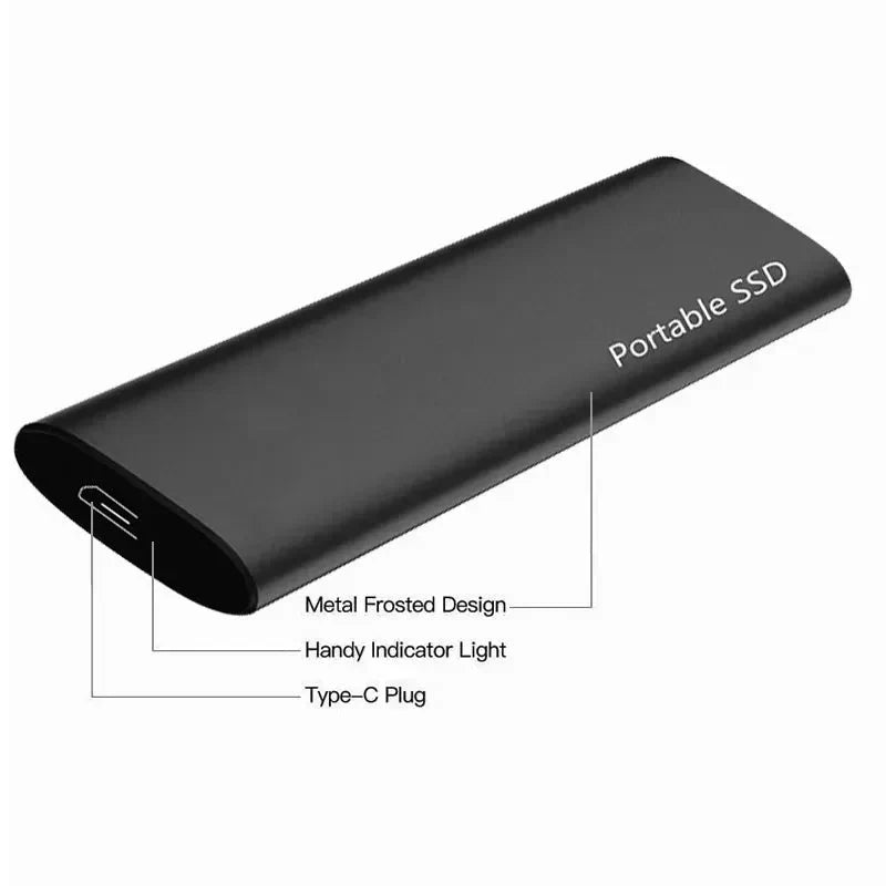 External Hard Drive 4TB USB-C Plug & Play