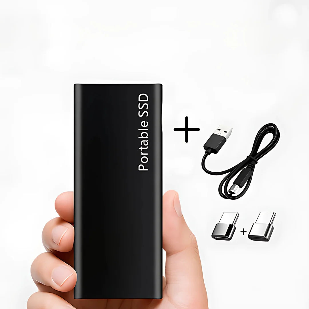 External Hard Drive 4TB USB-C Ultra Thin