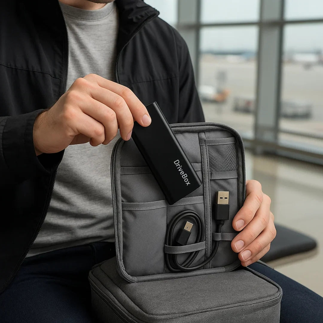 External Hard Drive 4TB USB-C Ultra Thin