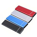 External Hard Drive 500GB Brushed Aluminum High-Speed USB