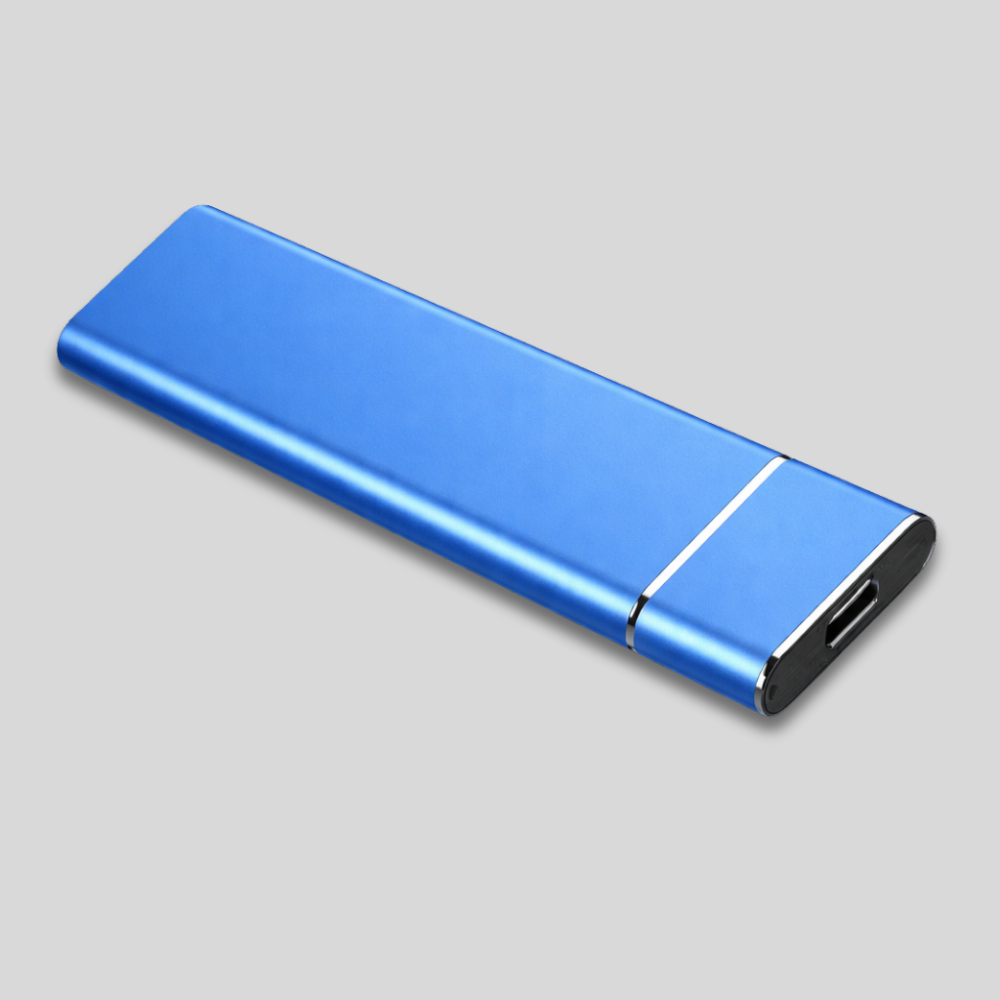 External Hard Drive 500GB High-Speed USB Aluminum