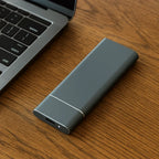 External Hard Drive 500GB Slim Aluminum USB 3.2