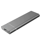 External Hard Drive 500GB Slim Aluminum USB 3.2