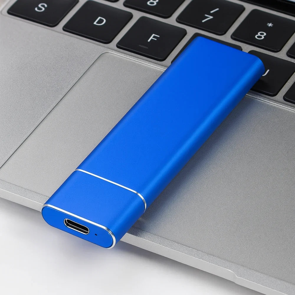 External Hard Drive 500GB Slim Aluminum USB 3.2