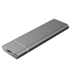 External Hard Drive Slim Aluminum 500GB USB 3.2