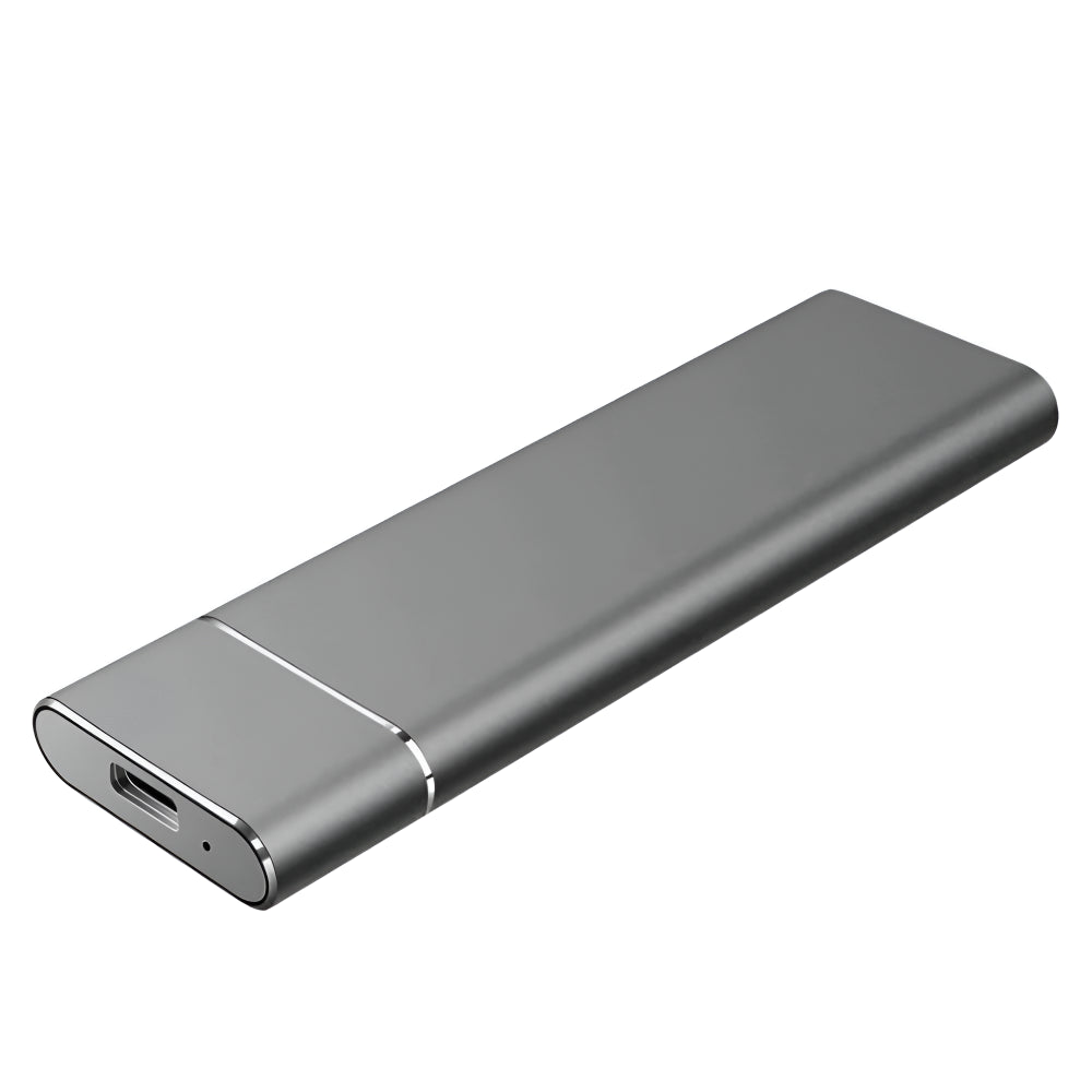 External Hard Drive Slim Aluminum 500GB USB 3.2