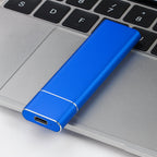 External Hard Drive Slim Aluminum 500GB USB 3.2