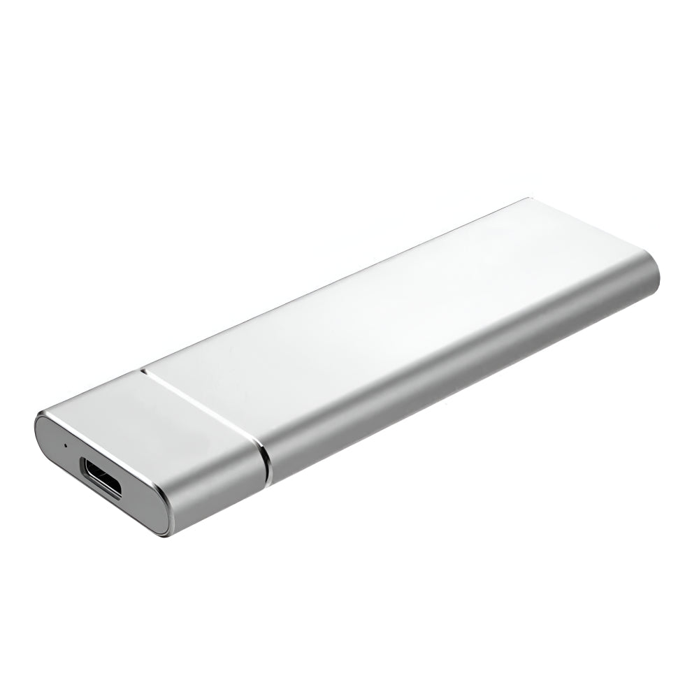 External Hard Drive Slim Aluminum 500GB USB 3.2