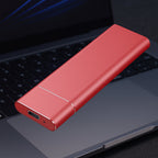 External Hard Drive Slim Aluminum 500GB USB 3.2