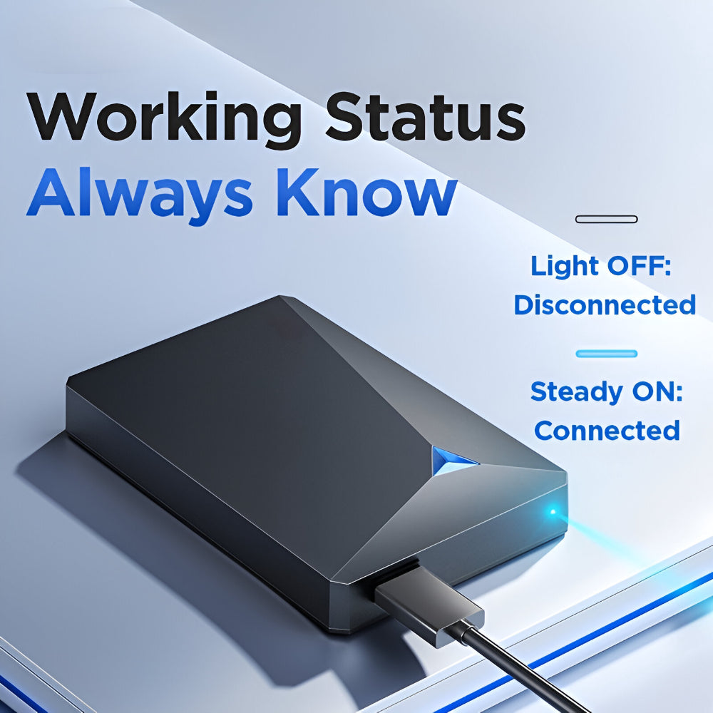 External Hard Drive USB 3.0 Slim Up To 1TB
