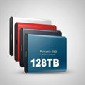 External SSD 128TB 540 MB/s Aluminum Housing