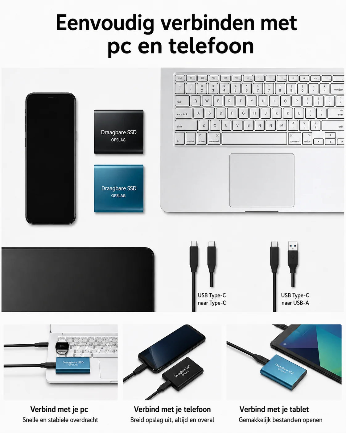 External SSD 128TB 540MB/s USB-C