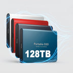 External SSD 128TB USB-C High-Speed Shock-Resistant