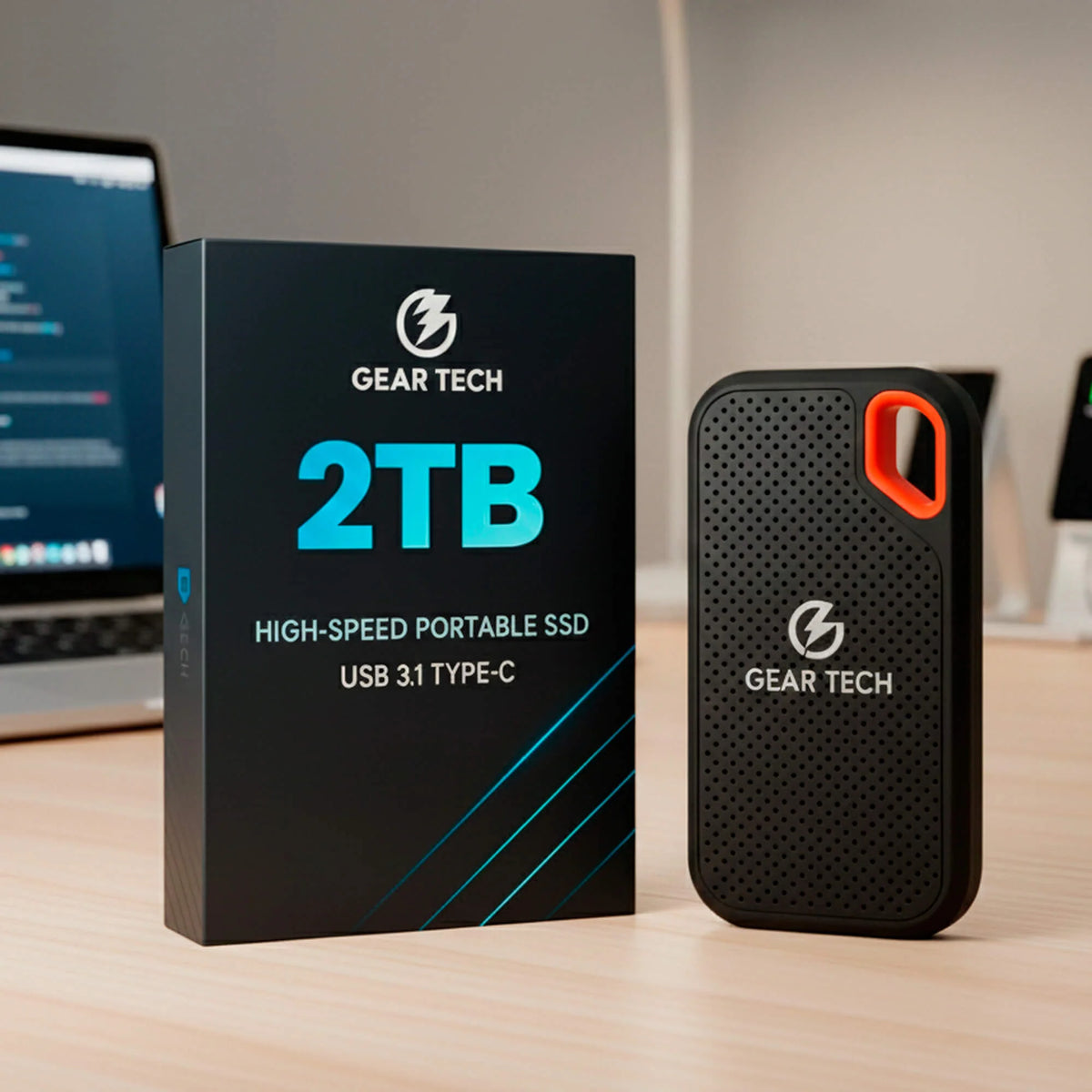 External SSD 2TB High-Speed USB-C