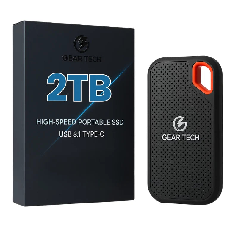 External SSD 2TB High-Speed USB-C